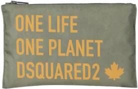 Dsquared2 Nylon koppelingszak Groen Heren