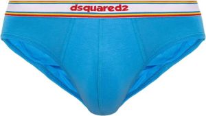 Dsquared2 Onderbroeken met logo Blauw Heren