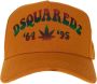 Dsquared2 Handtekening Baseballpet met Fibbia Sluiting Orange Unisex - Thumbnail 1