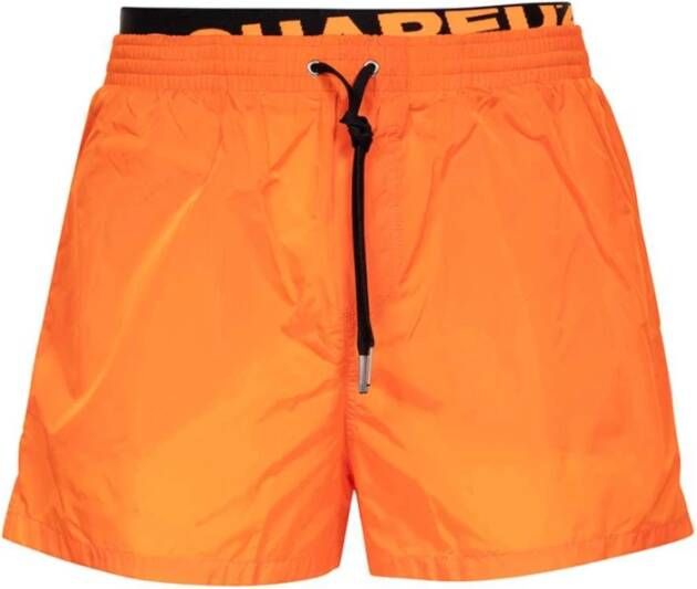 Dsquared2 Heren strandkleding van hoge kwaliteit Orange Heren