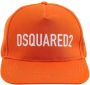 Dsquared2 Organisch Katoenen Logo Pet Oranje Heren - Thumbnail 1