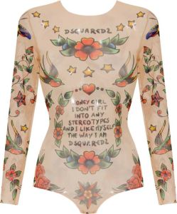 Dsquared2 Patterned body Beige Dames