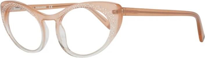Dsquared2 Roze Volledig Omrande Brillen voor Vrouwen Pink Dames