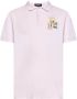 Dsquared2 Stijlvolle Heren Polo Shirt met Multicolor Patches Roze Heren - Thumbnail 1