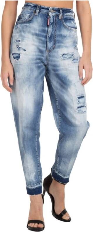 Dsquared2 Rechte fit jeans sasoon 80 s Blauw Dames