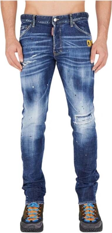 Dsquared2 Rechte jeans Blauw Heren