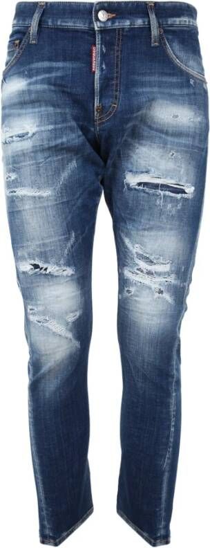 Dsquared2 Rechte jeans Blauw Heren