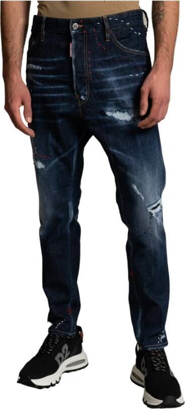 Dsquared2 Rechte jeans Blauw Heren