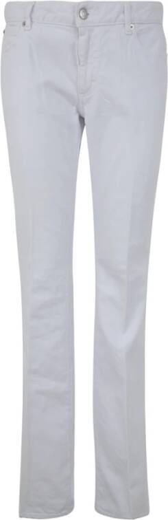 Dsquared2 Retro Flare Jeans White Dames