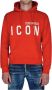 Dsquared2 Rode Hoodie Icon Rood Heren - Thumbnail 1