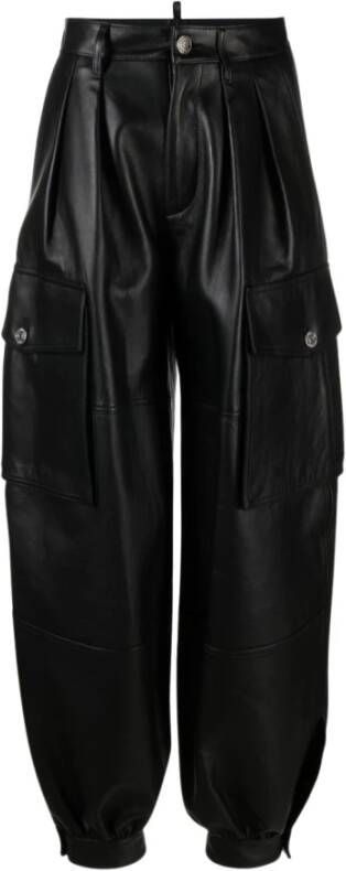 Dsquared2 S75Kb0315 Sy1623 Cargo Pants Zwart Dames