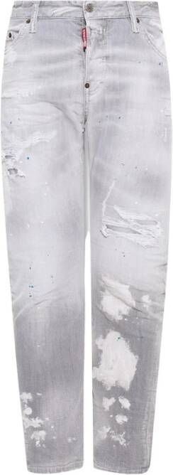 Dsquared2 Sexy twist jeans Grijs Heren