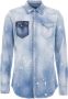 Dsquared2 Denim Overhemd Blue Heren - Thumbnail 1
