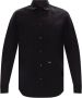 Dsquared2 Geborduurde Handtekening Katoenen Overhemd Black Heren - Thumbnail 1