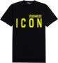 Dsquared2 Iconisch Heren T-Shirt Premium Kwaliteit Black Heren - Thumbnail 1