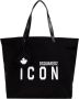 Dsquared2 Shoppers Icon Shopping Bag in zwart - Thumbnail 1