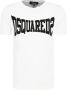 Dsquared2 Wit Katoenen T-Shirt Gemaakt in Italië White Heren - Thumbnail 1