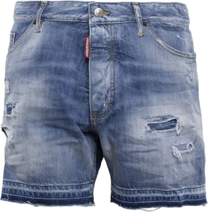 Dsquared2 Shorts Blauw Heren