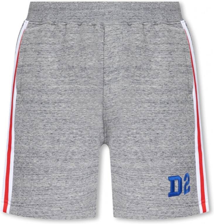 Dsquared2 Shorts met logo Grijs Heren