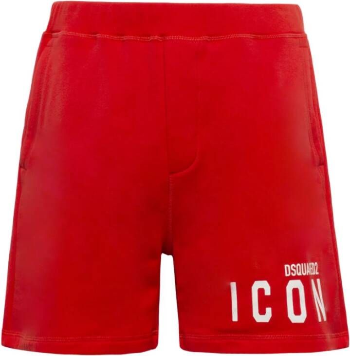 Dsquared2 Shorts Rood Heren