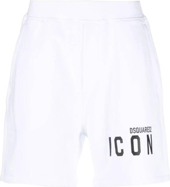 Dsquared2 Stijlvolle witte casual shorts voor heren White Heren