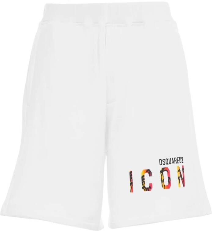 Dsquared2 Shorts Wit Heren