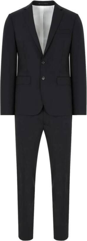 Dsquared2 Single-Breasted Suit Zwart Heren