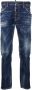 Dsquared2 Paint-Splatter Slim-Cut Jeans Blue Heren - Thumbnail 1