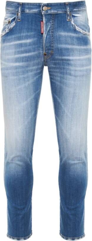 Dsquared2 Skater Fit Jeans Blauw Heren