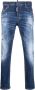 Dsquared2 Skater Fit Jeans Italiaans Gemaakt Slim-Fit Denim Blauw Heren - Thumbnail 1