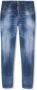 Dsquared2 Skater Jeans met knoopsluiting aan de voorkant Blue Heren - Thumbnail 4