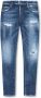 Dsquared2 Trendy Distressed Skinny Jeans voor Heren Blauw Heren - Thumbnail 2