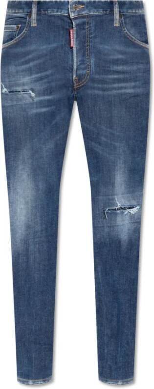 Dsquared2 Blauwe Jeans voor Heren Aw23 Blue Heren