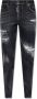Dsquared2 Skater Stijl Elastische Katoenen Jeans Black Heren - Thumbnail 3