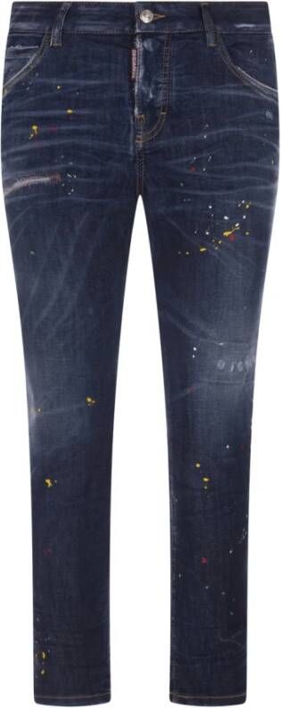 Dsquared2 Skinny Jeans Blauw Dames