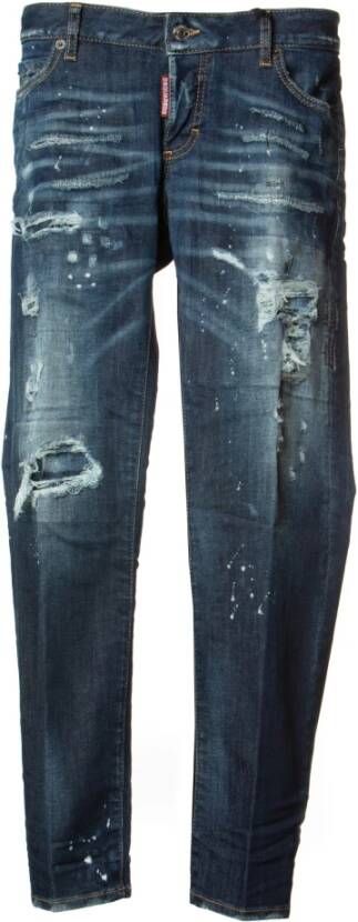 Dsquared2 Skinny Jeans Blauw Dames