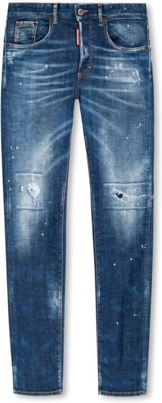 Dsquared2 Strakke Jeans Blue Dames