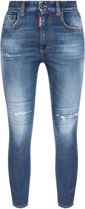 Dsquared2 Comfortabele Slim-fit Jeans voor Vrouwen Blauw Dames