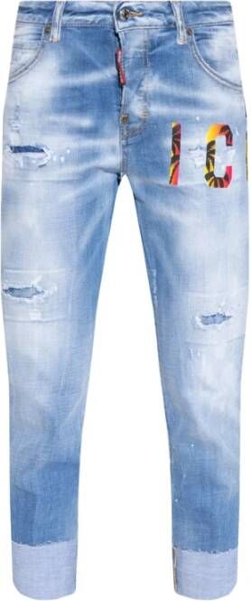 Dsquared2 Icon Sunset Cool Jeans Blue Dames