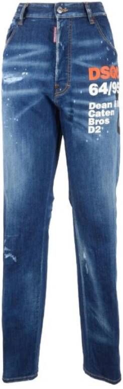 Dsquared2 Skinny Jeans Blauw Heren