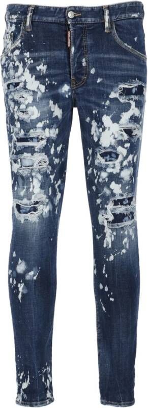 Dsquared2 Stijlvolle Skinny Jeans voor Heren Blauw Heren