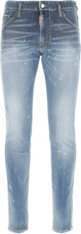 Dsquared2 Stretch Denim Skinny Jeans Blauw Heren