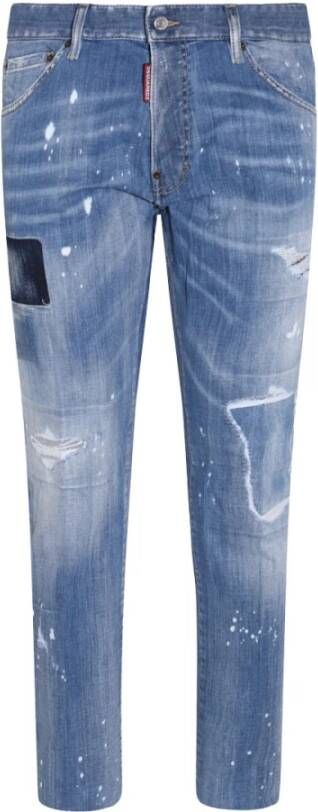 Dsquared2 Skinny Jeans Blauw Heren