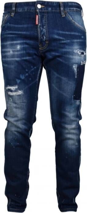 Dsquared2 Skinny Jeans Blauw Heren