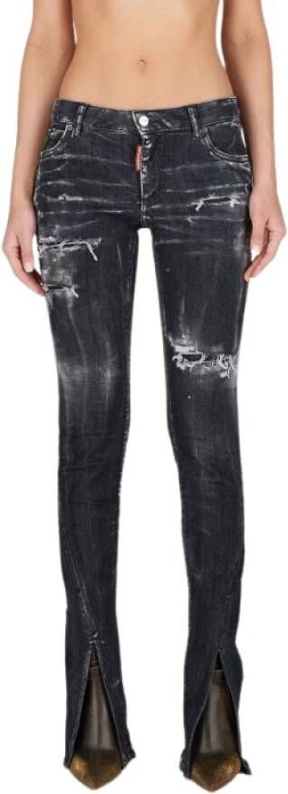 Dsquared2 Skinny Jeans Grijs Dames