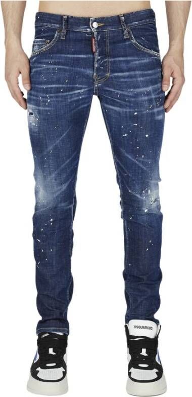 Dsquared2 Sleek-Fit Jeans Blauw Heren