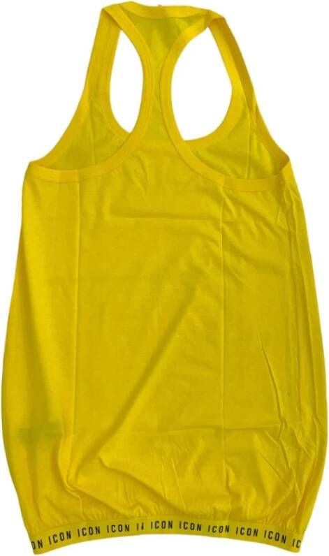 Dsquared2 Sleeveless Tops Geel Dames