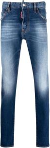 Dsquared2 Slim-Cut Indigo Blauwe Jeans met Stretch-Katoen Blauw Heren
