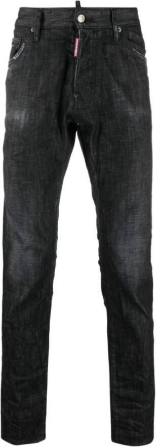 Dsquared2 Slim-fit 5-Pocket Jeans Zwart Heren