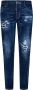 Dsquared2 Slim-Fit Blauwe Jeans met Versleten Details Blauw Heren - Thumbnail 3